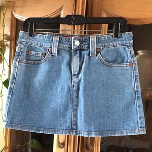 VINTAGE 90s LEVIS Denim Mini Skirt Size 3JR
